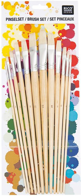 Rico Design Borstenpinsel flach in Multicolour - Bild 1