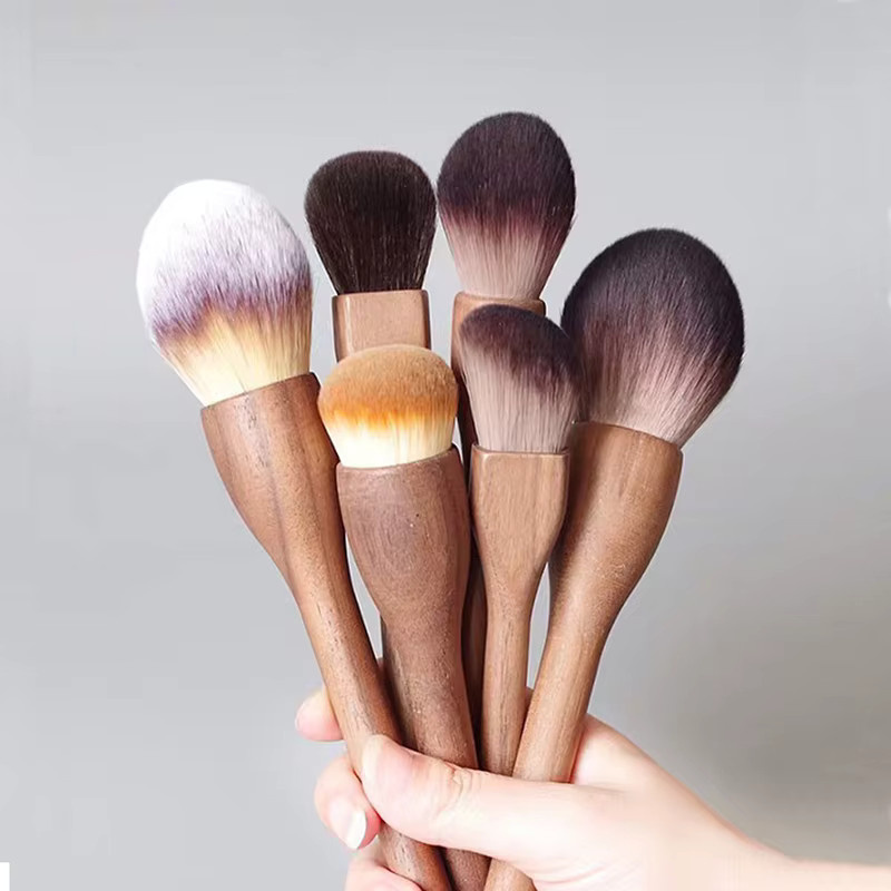DIKALU Make-up-Pinsel mit Walnuss-Holzgriff, Unisex - Bild 2