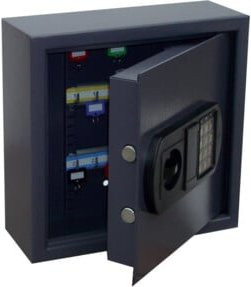 Elektronischer Schlüsseltresor mit 30 Haken in Anthrazit, Wandmontage, B/H/T: 340 x 400 x 120 cm - Bild 1