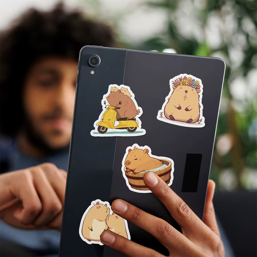 Rspctou Capybara Graffiti-Aufkleber, Sticker, 10 Stück - Bild 3