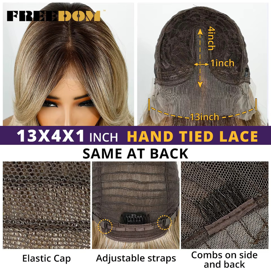 Freedom Lace-Front-Perücke, 50,8 cm, Ombre-Blond-Braun, Damen - Bild 3