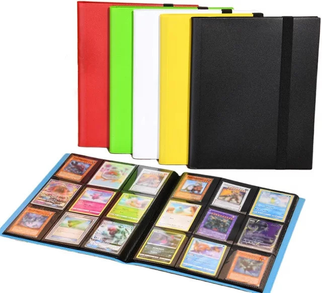 RyshePro Kartenbinder, Sammelkarten-Album-Display-Binder, Grün, Kunststoff - Bild 1