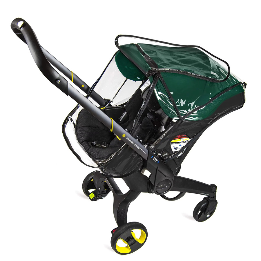 Doona 3-in-1 Regenschutz für Kinderwagen aus transparentem EVA HD-Vision - Bild 2