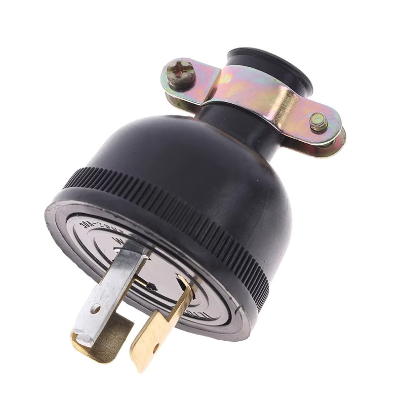 Dreipoliger Generatorstecker 2,5 kW Anti-Lose für 168f/170f und GX160 in Schwarz - Bild 2