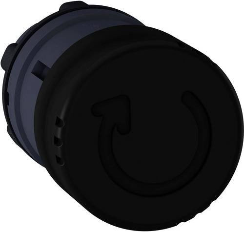 Schneider Electric ZB5AS42 Drucktaster-Frontelement mit 1 Taste und Drehentriegelung in Schwarz - Bild 1