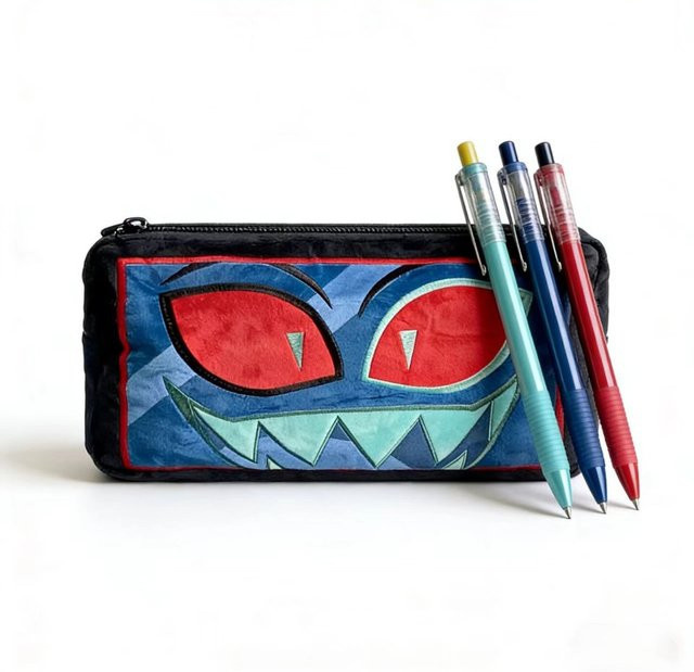 Bandai Hazbin Hotel Vox Federmäppchen mit Hartschale, bunt, B: 20 cm, H: 10 cm - Bild 1