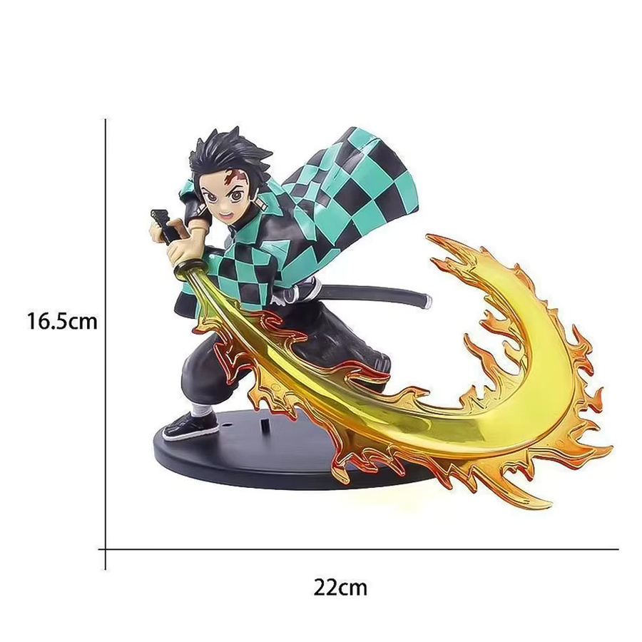 Bandai Demon Slayer Tanjirou Agatsuma Zenitsu Kyoujurou Actionfigur, PVC - Bild 2