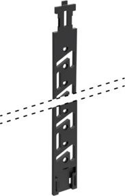 Hettich Schubkastenverriegelungsstopp Stop Control 75547 7,5 aus Kunststoff in Schwarz - Bild 1