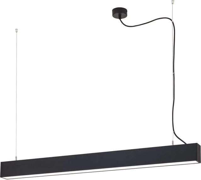 Orion Leuchten LED Hängeleuchte in Schwarz mit modernem minimalistischem Design, 38W und 3980lm - Bild 1