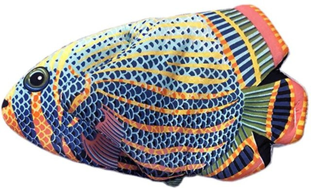 Hitzebeständiger Ofenhandschuh in Fischform aus Baumwolle, rutschfest und bunt, 1 Stück - Bild 1