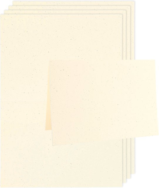 Rico Design Paper Poetry Renew Karten B6 Elfenbein - Bild 1