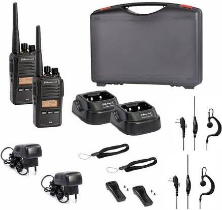 Midland G18 Pro NC PMR-Funkgerät 2er Set in Schwarz - Bild 1