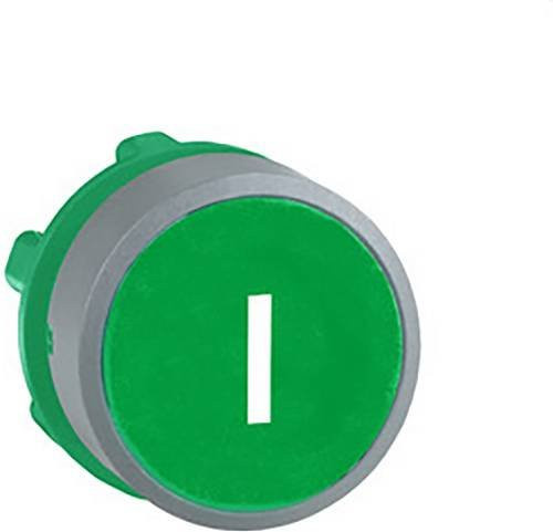 Schneider Electric ZB5AA331C0 Drucktaster-Frontelement aus Kunststoff in Grün und Grau - Bild 1