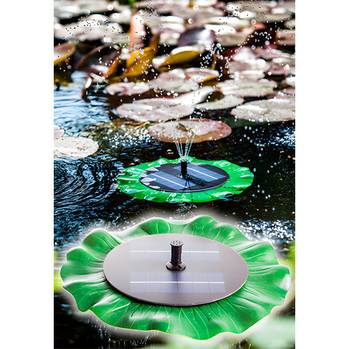 Heissner Solar-Teichpumpen-Set schwimmend in Grau mit 150 l/h Wasserkapazität - Bild 5