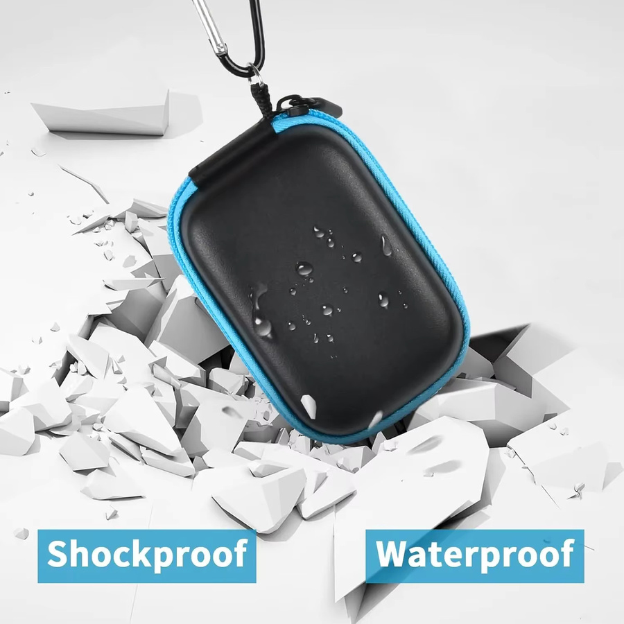 Paiyule Tragetasche für Bluetooth-Clip-Lautsprecher, magnetische Aufsteckhülle für tragbare Mini-Lautsprecher, Farbe: Schwarz - Bild 5