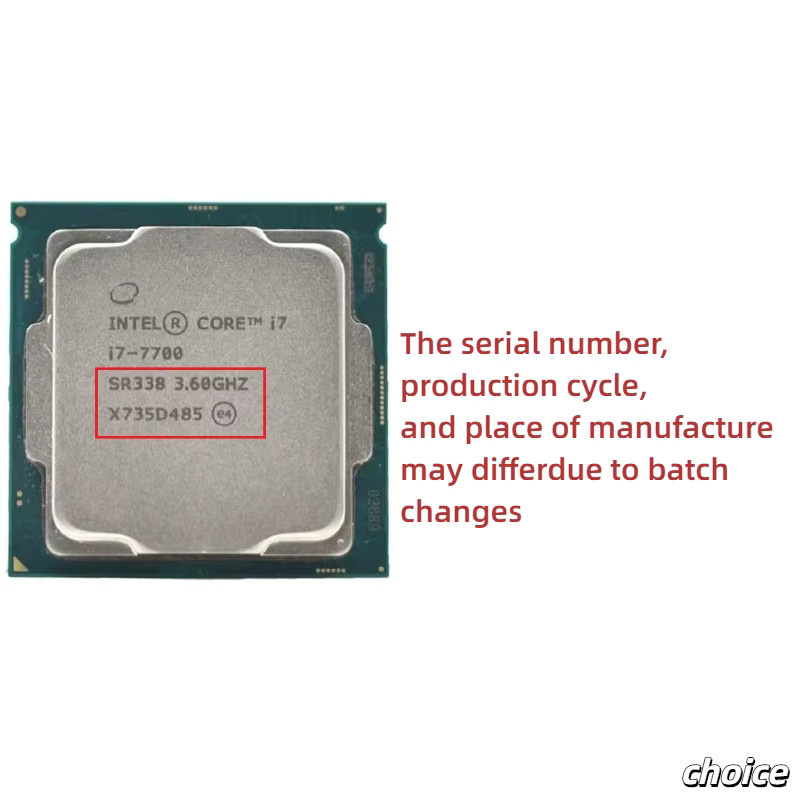 Intel Core i7 7700 Prozessor LGA 1151 mit 3,6 GHz Quad-Core und 8 MB Cache in Silber - Bild 2