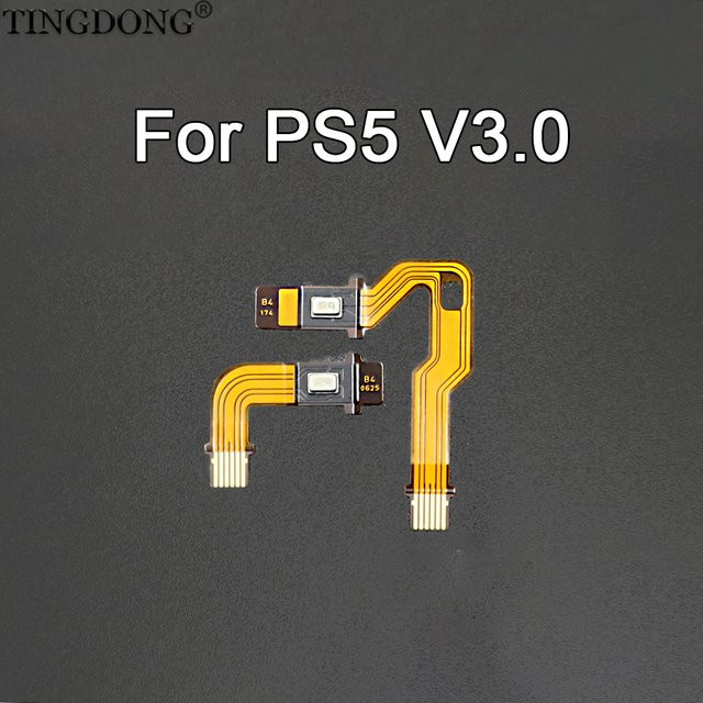 TingDong Mikrofon-Flexkabel BDM-030 als internes Mikrofon-Flachbandkabel Ersatz für PS5 V3 Controller und PlayStation Gamepad-Griffe in Orange - Bild 1