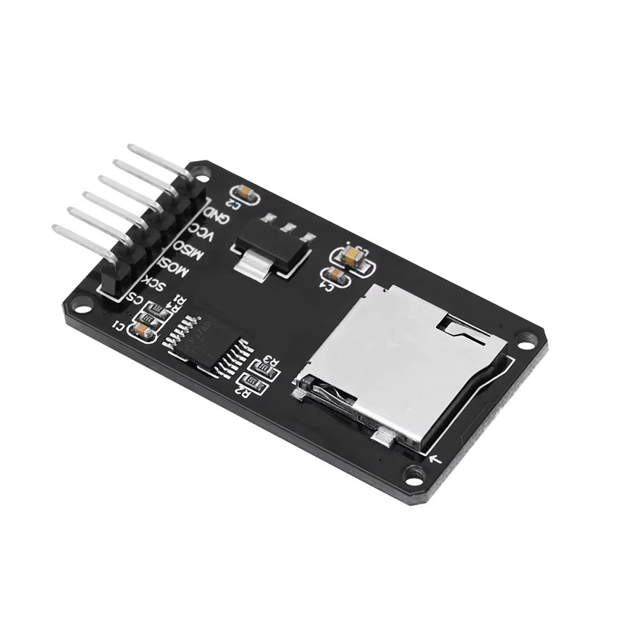 Keyestudio Micro-SD-Kartenmodul mit SPI-Schnittstelle und Pegelumwandlung in Schwarz für Arduino IDE-Programmierung inklusive SD-Kartenhalter - Bild 4