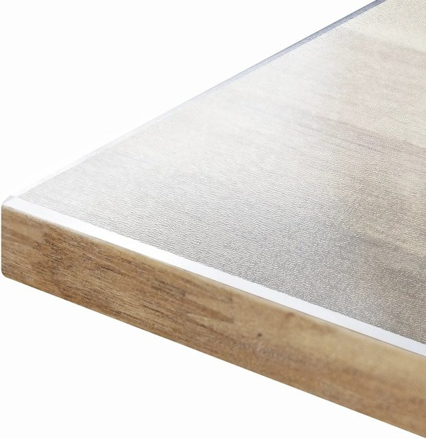 Karat Tischfolie Imperial Transparent Mattiert mit abgeschrägter Kante B: 130 cm, T: 220 cm - Bild 1