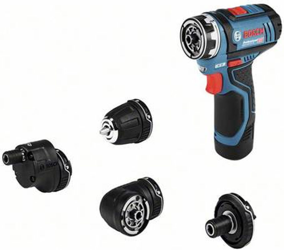 Bosch Professional Akku-Bohrschrauber GSR 12V-35 FC 12V mit 2 Akkus, Ladegerät, Zubehör und L-BOXX Koffer - Bild 2