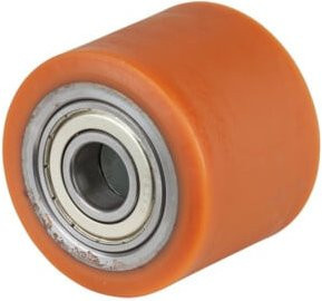 BS Polyurethanrad C40.75.20 in Orange mit einem Raddurchmesser von 75 mm - Bild 1