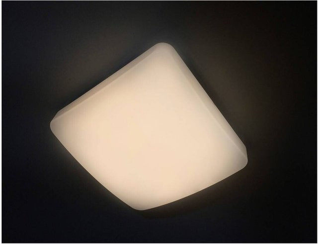Näve LED-Deckenleuchte QUNA in Weiß aus Metall und Kunststoff, B/H/T: 27 x 27 x 8 cm - Bild 1