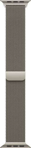 Apple Watch Milanaise Loop Armband, Edelstahl, 40 mm, beige, silver - Bild 1