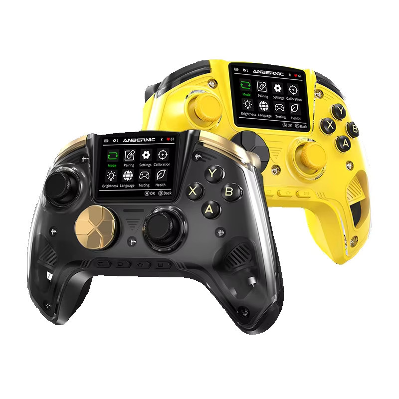Anbernic RG G01 Gamepad-Controller in Schwarz, kabelloser Spiele-Controller mit 2.5D IPS Hall-Rocker für PC, Nintendo Switch, Android und mobile Geräte - Bild 3