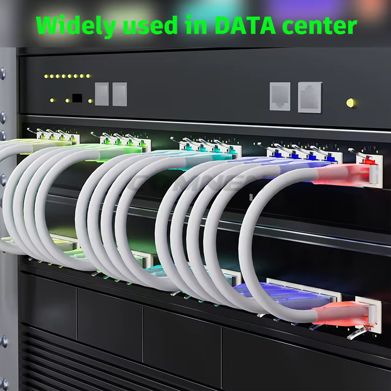 COMNEN 24er-Pack Cat6a FTP geschirmte Ethernet LAN Patchkabel in Weiß für Server und Switches - Bild 5