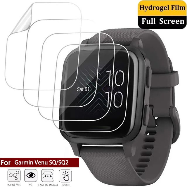 Garmin Displayschutzfolie, Hydrogel-Klarfolie, transparent, Venu SQ 2 - Bild 1