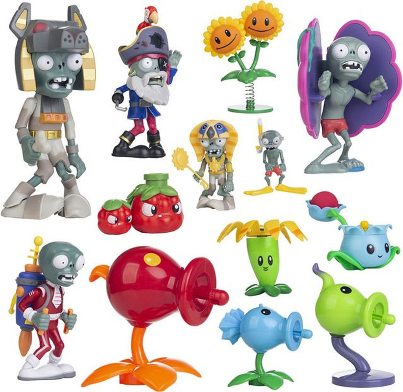 TAKARA TOMY Plants vs Zombies Actionfigur Peashooter Pirat Zombie aus Kunststoff, mehrfarbig - Bild 1