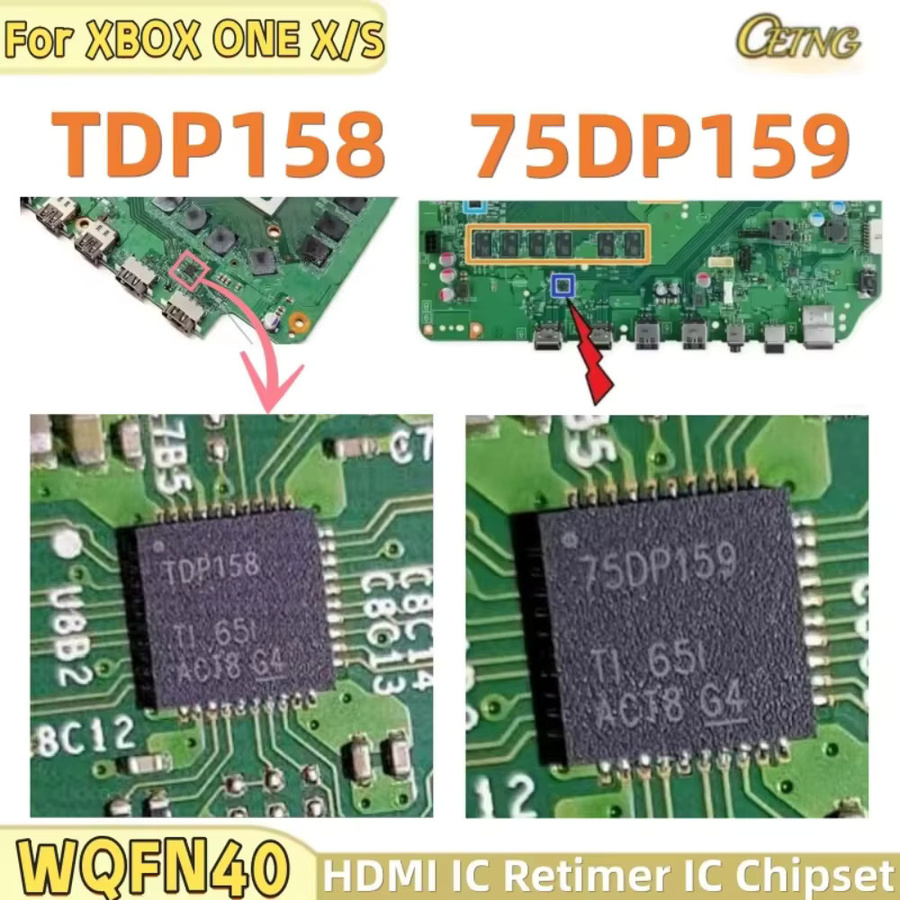 TDP158 75DP159 HDMI IC Retimer Chipsatz für Xbox One X und Xbox One S, WQFN40, 5 x 5 mm - Bild 2