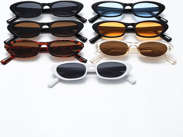Julyrays Sonnenbrille Damen, Oval, Vollrand, Schwarz, Kunststoff - Bild 1