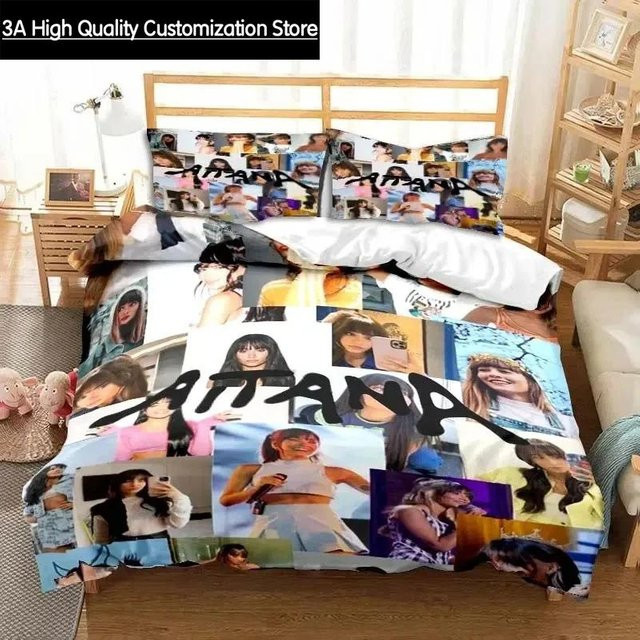 Bettwäscheset Aitana Ocana mit Bettbezug und Kissenbezug, Mikrofaser, Mehrfarbig, B/H: 135 x 200 cm - Bild 1