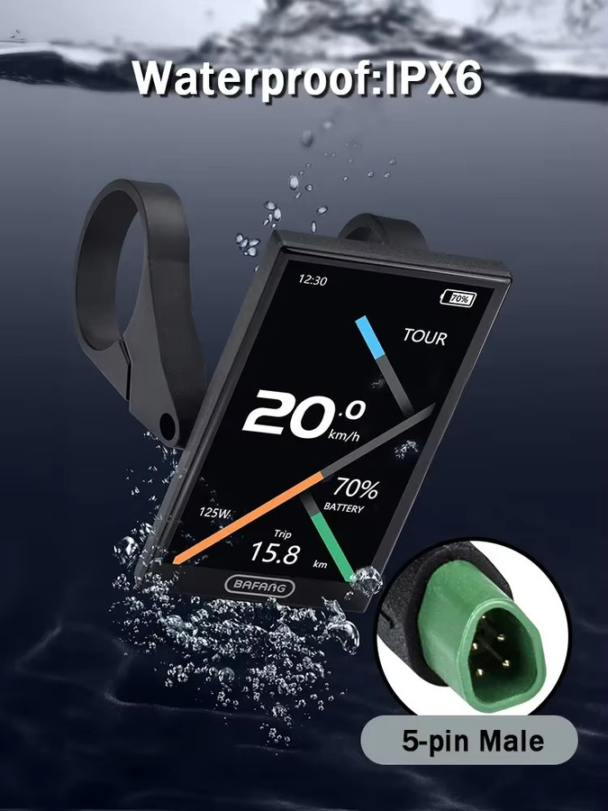 Bafang Bluetooth Motordisplay DPC010-CAN in Schwarz kompatibel mit M560 M600 M510 M820 M500 M420 M200 M300 M410 - Bild 5