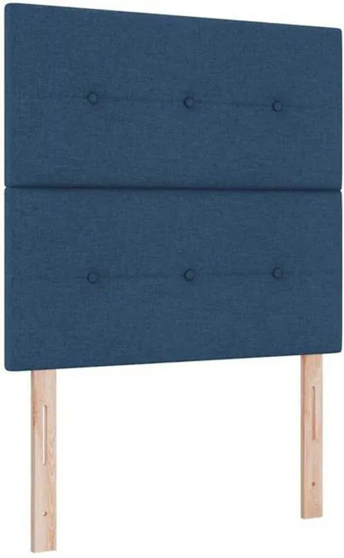 Modernes Kopfteil aus Stoff in Blau von vidaxl, Breite: 80 cm - Bild 1