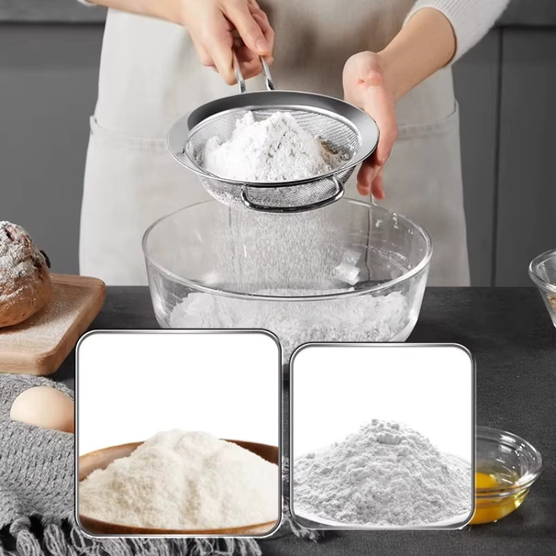 Cooker King Rundes Feinmaschiges Sieb aus Edelstahl 304 in Silber - Bild 2
