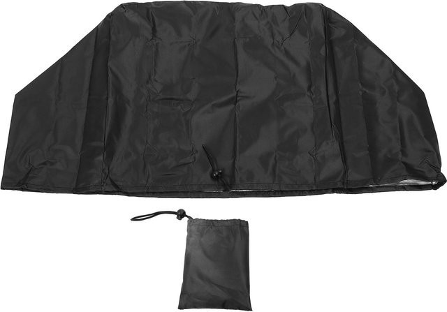 CosyHome Pizzaofenabdeckung mit Tasche und Tragegriff, quadratisch, Polyester, Schwarz, Silberbeschichtet - Bild 1