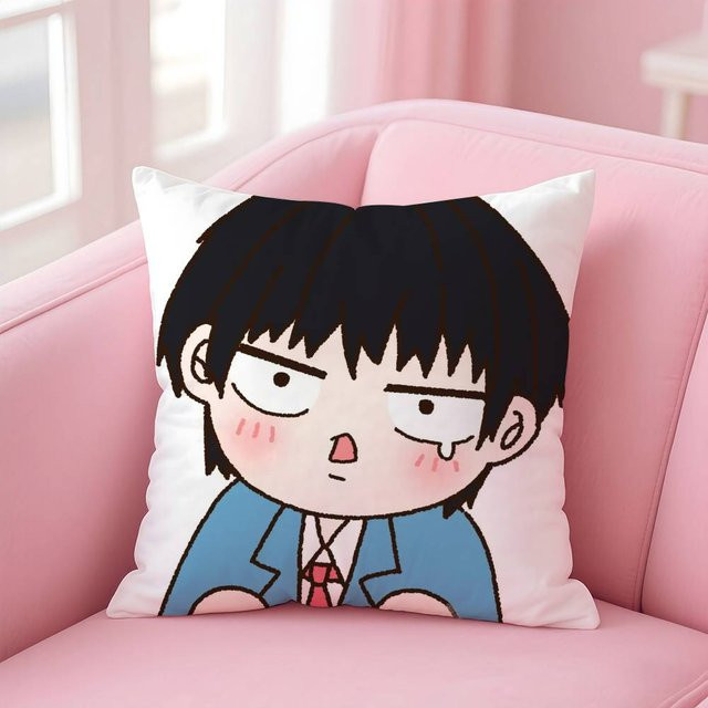 Kimi Ni Todoke Kissenbezug mit Muster für Wohnzimmer und Schlafzimmer, Peach Skin Material, B/H: 18 x 18 cm - Bild 1