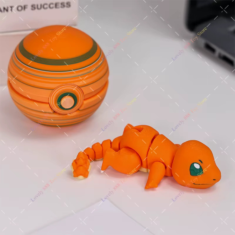 DUODUOBAO Pelipper Actionfigur mit Aufbewahrungsbox als 3D-gedruckte Anime-Sammlerfigur für deine Tischdekoration - Bild 2