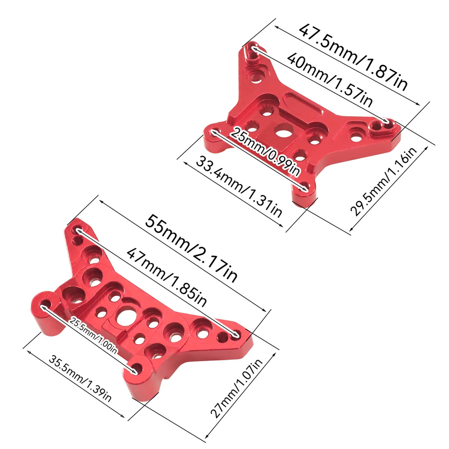 MJX Metall Upgrade RC Auto Vorne und Hinten Suspension Halterung Schmetterling Rahmen Teile, Fit Für MJX 1/14 14211 Fernbedienung Auto - Bild 6