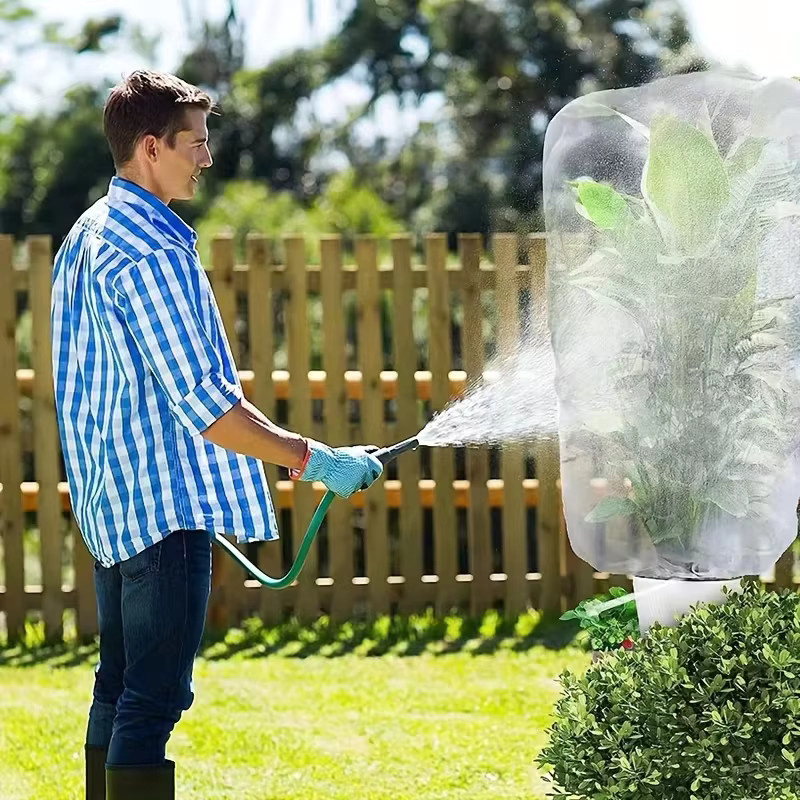 Extra dickes Gartennetz aus weißem PE-Material als Insekten- und Vogelschutz für Obst, Zitrusfrüchte und Blumen mit Kordelzug und Reißverschluss - Bild 2