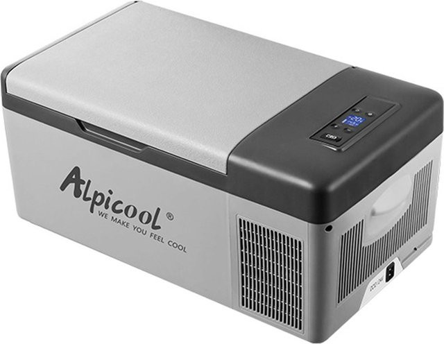 Aimo Auto Kühlschrank und Gefrierschrank mit Kompressor, 15L, Grau, App-Steuerung via Bluetooth - Bild 1