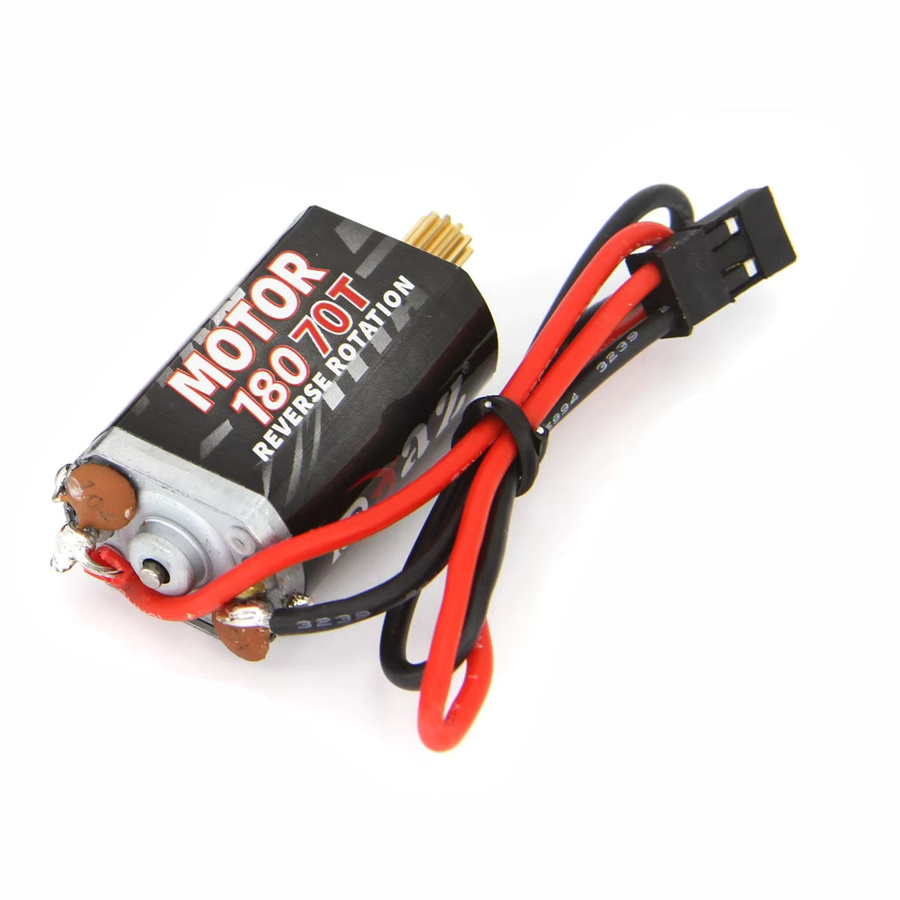 DSPOWER 180 Bürstenmotor 70T 80T mit 11T Ritzel, Motor Getriebe, 1:18 - Bild 2