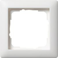 Gira Abdeckrahmen 1-fach Standard55 Reinweiß seidenmatt IP44 - Bild 1