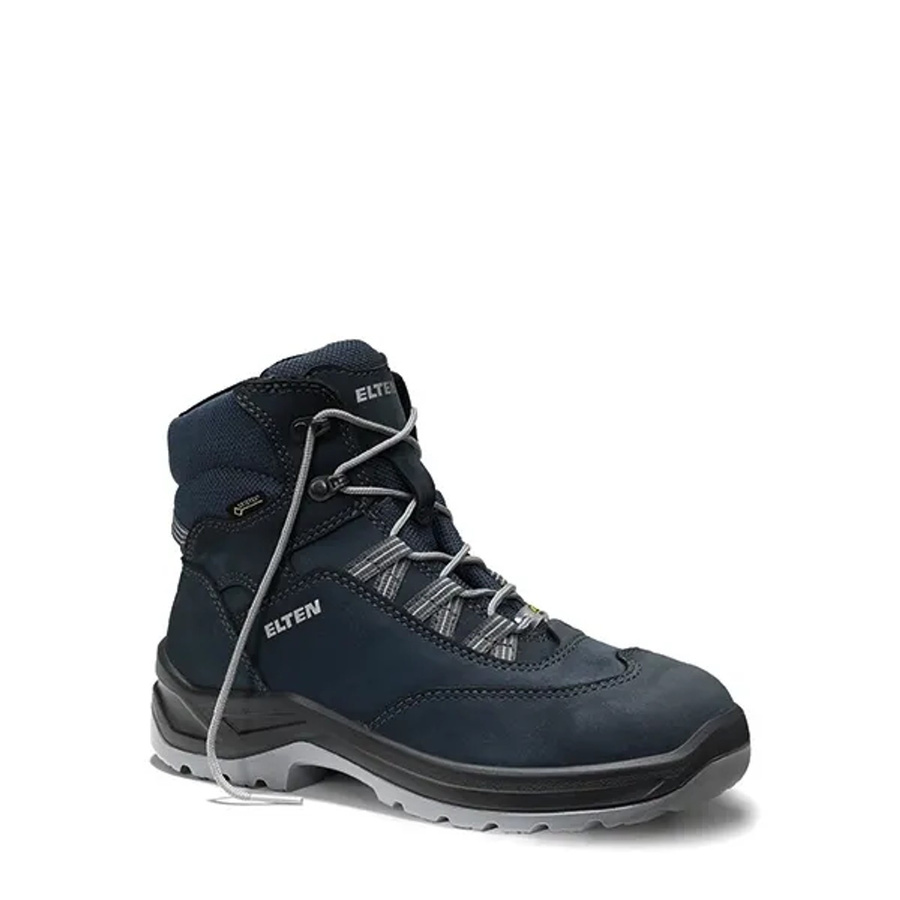 Elten Damen Sicherheitsschnürstiefel Lotte GTX Blue Mid ESD S3 CI in Blau und Schwarz, Größe 41 - Bild 2