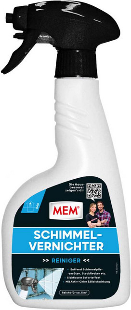 MEM Schimmel-Vernichter auf Wasserbasis, 500 ml, Weiß - Bild 1