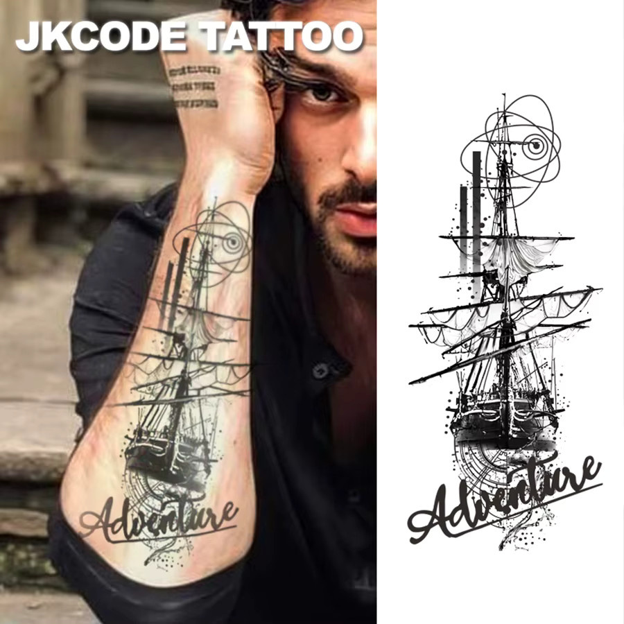 JKCODE TATTOO Kräuter-Halloween-Tattoo, Unisex - Bild 2