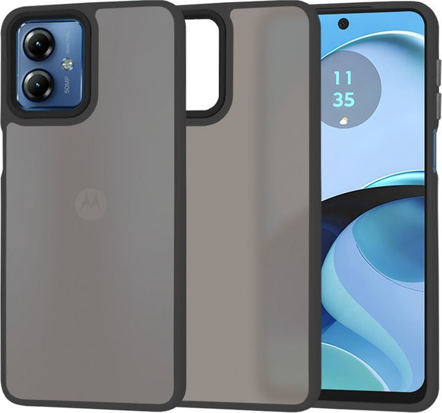 Techsuit HaloFrost Schutzhülle für Motorola Moto G14 in Schwarz - Bild 1