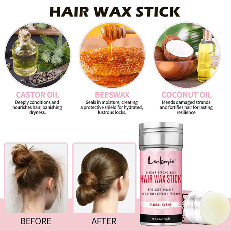 XMSJ Stylingwachs Anti-Frizz Paste für Damen, strapaziertes Haar - Bild 2